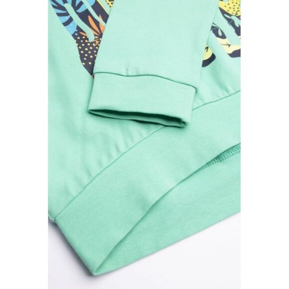 NWT Coccodrillo green long sleeves t-shirt with front print - Picture 5 of 5